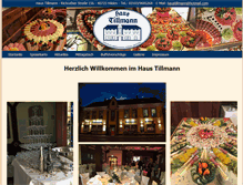 Tablet Screenshot of haus-tillmann.de